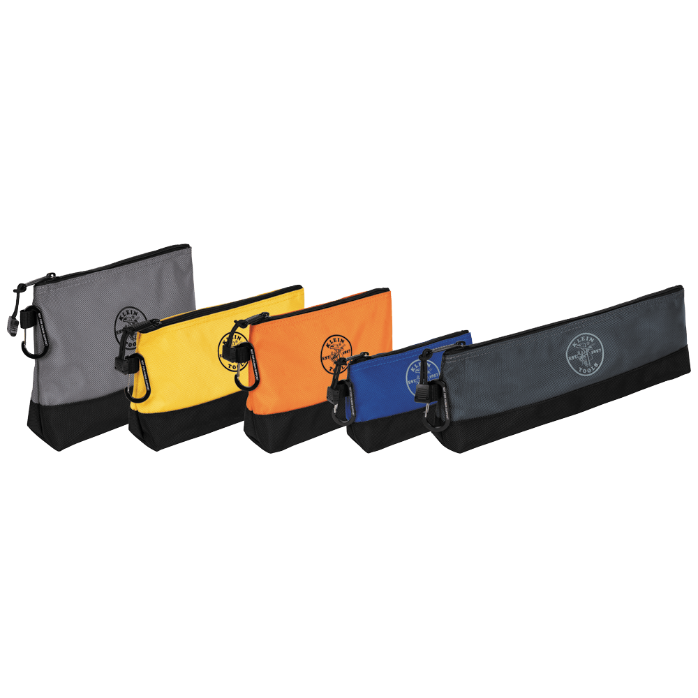 Klein Tools® Launches 5Pack of StandUp Zipper Bags for Durable Tool