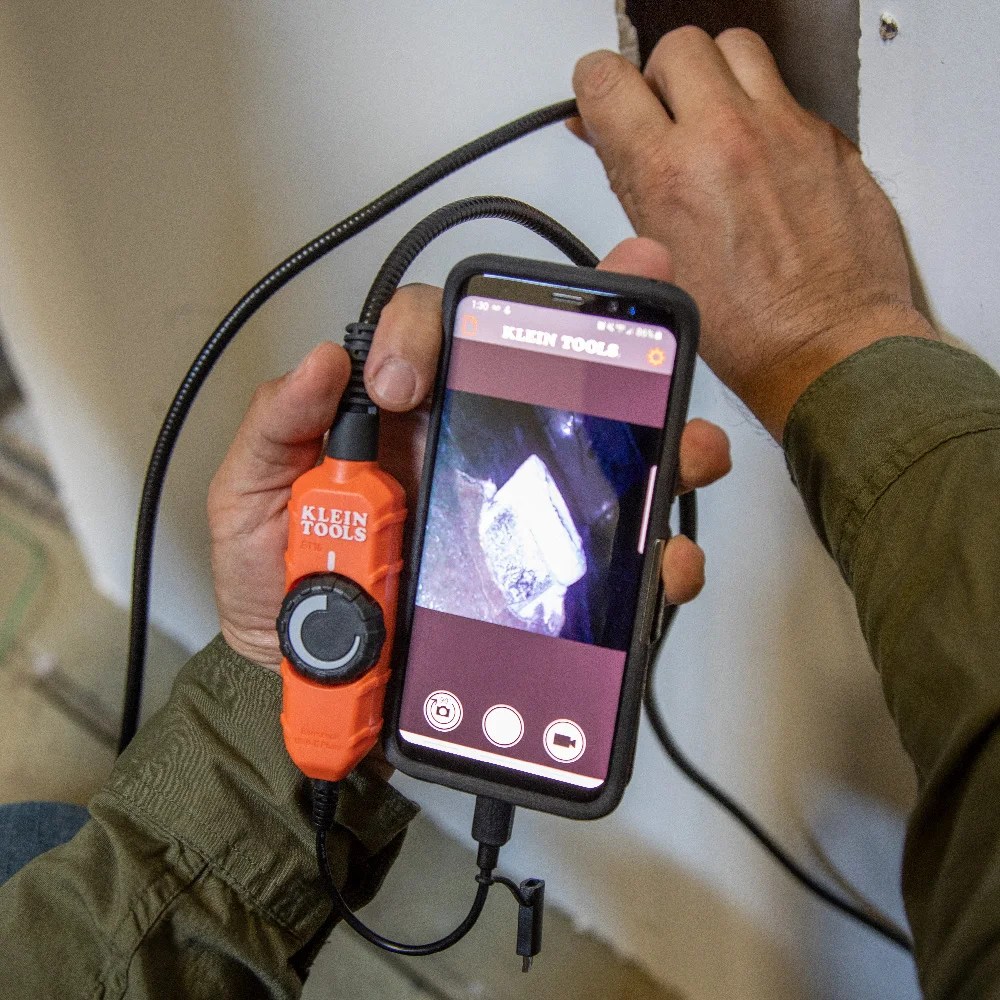 Klein Tools’® New Borescope for Android® Enables Easy Sight into HardtoReach Areas Klein