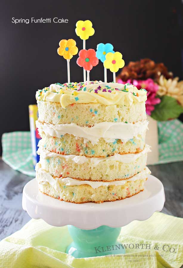 Spring Funfetti® Cake Kleinworth & Co