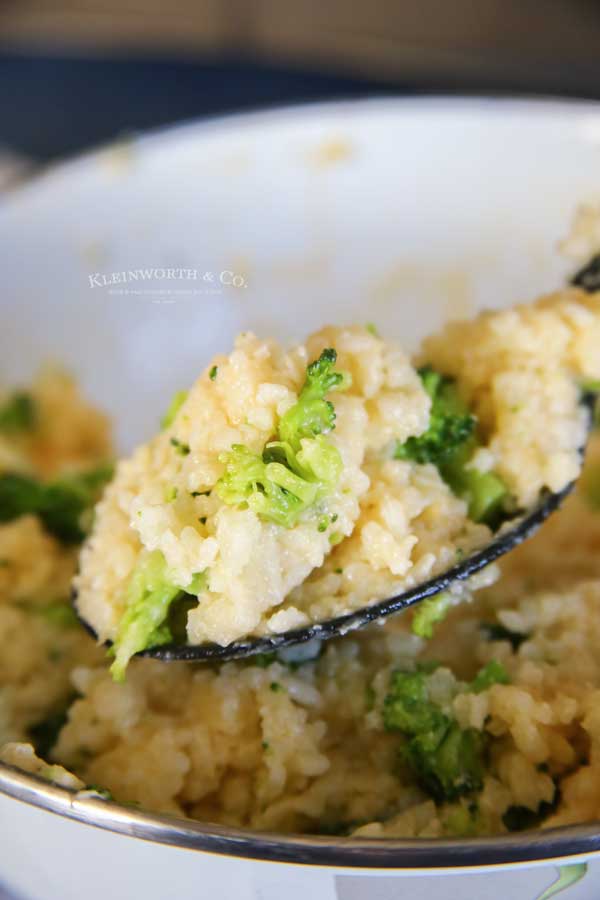 Cheesy Broccoli Rice Yummi Haus