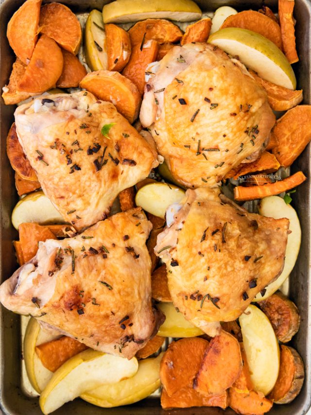 Fall Chicken Thighs Sheet Pan Dinner Recipe Taste of the Frontier