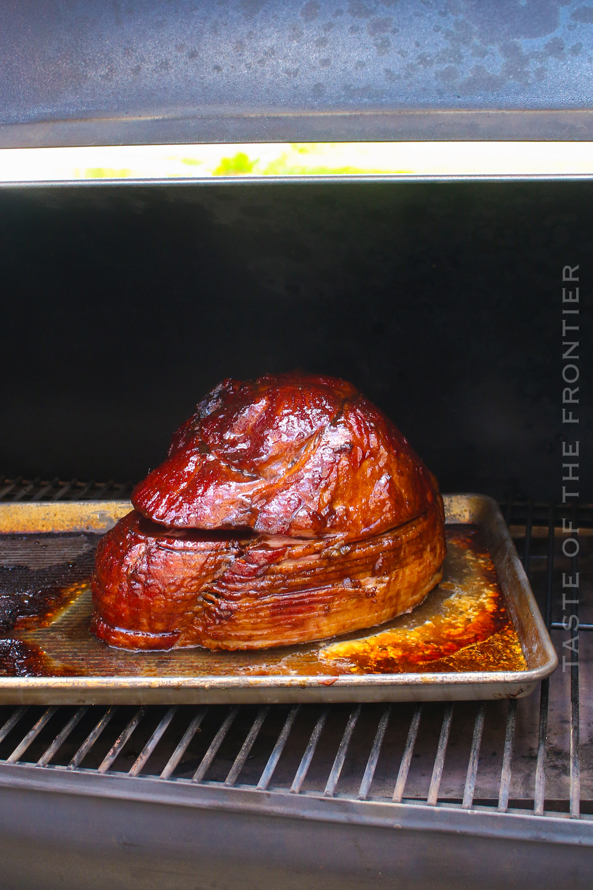 Honey Baked Ham On Traeger