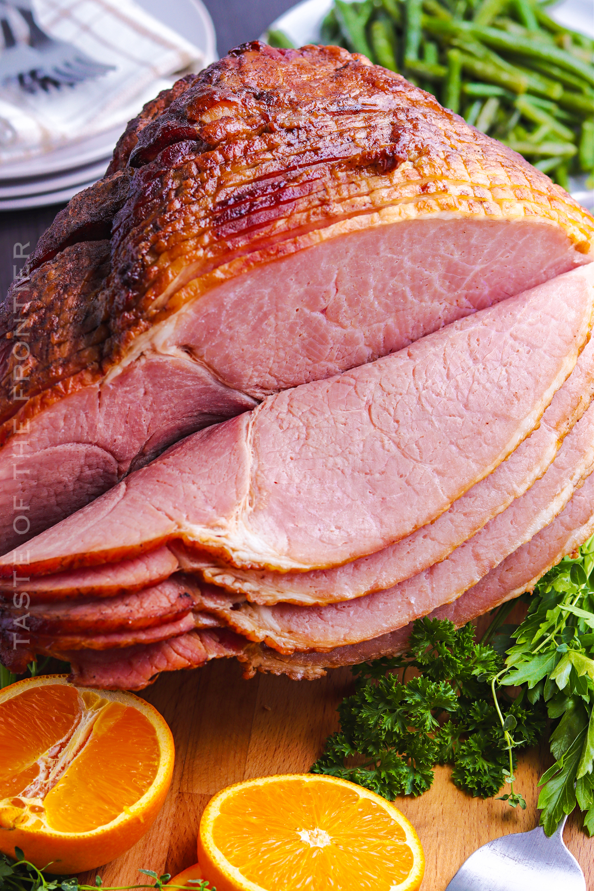 Honey Baked Ham On Traeger