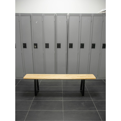 Kleton Locker Room Bench, Wood, 72" L x 91/2" W x 161/2" H KLETON