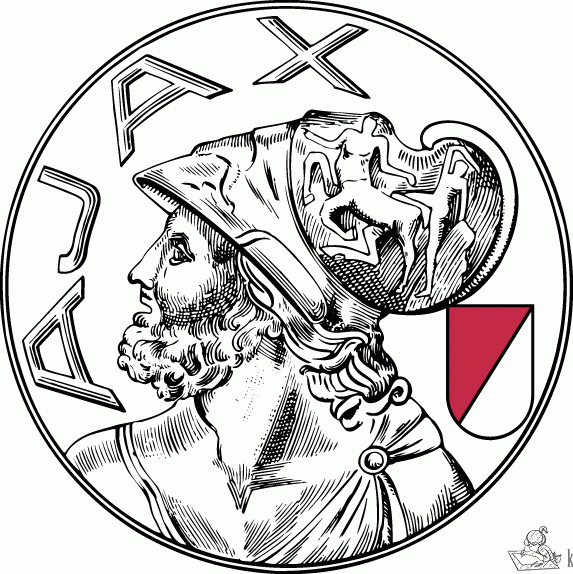 Kleurplaten ajax kleurplatenkleurplaat.nl