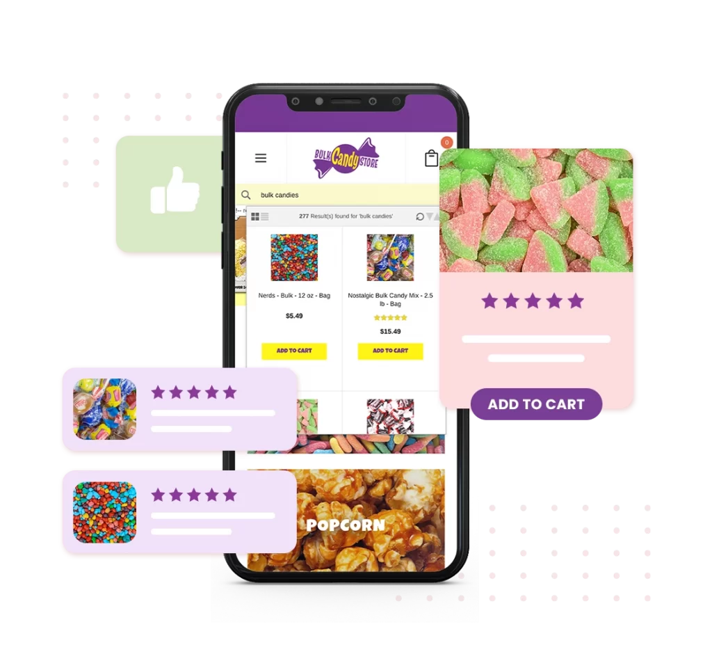 Bulk Candy Store Klevu AI