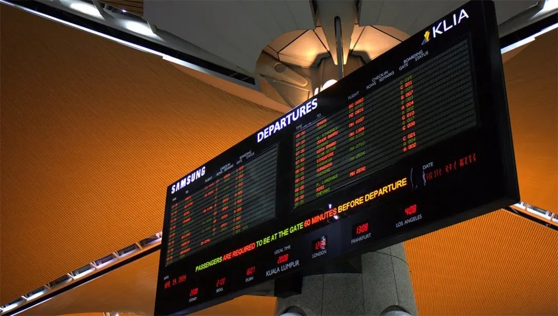 Check flight status at KLIA Terminal 1 klia2.info