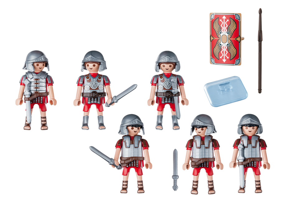 Playmobil Set 5393 Legionaries in turtle position