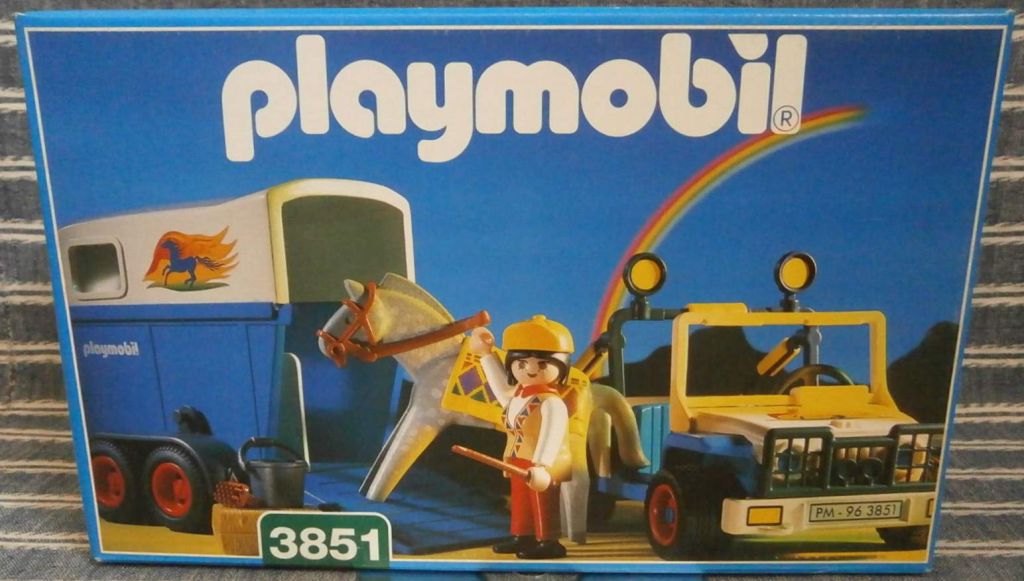 Playmobil Set 3851 Jeep with Horse Trailer Klickypedia