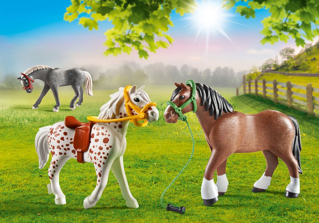 Playmobil Set 70683 3 Horses Klickypedia