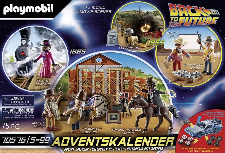 Playmobil Set 70576 Advent Calendar Back to the Future Part III Klickypedia