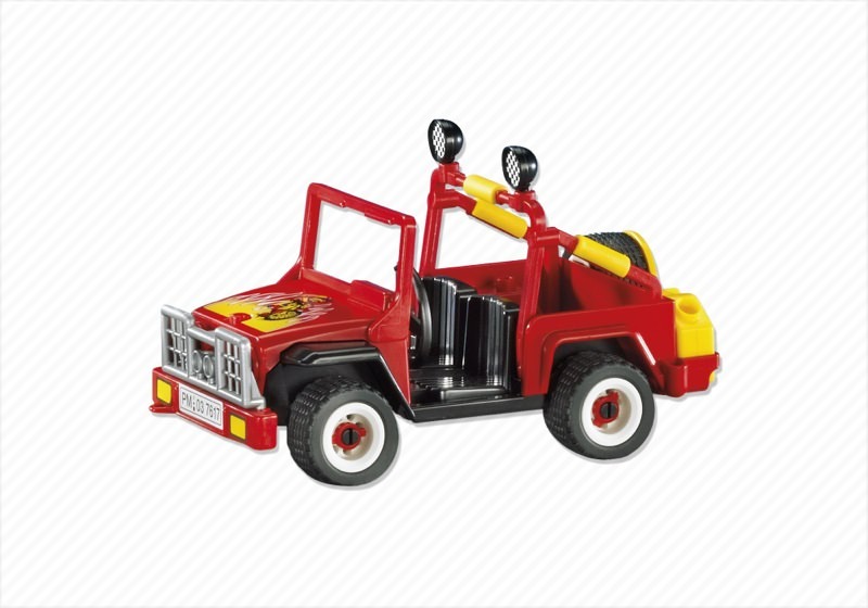 Playmobil Set 7962 Red 4x4 Vehicle Klickypedia