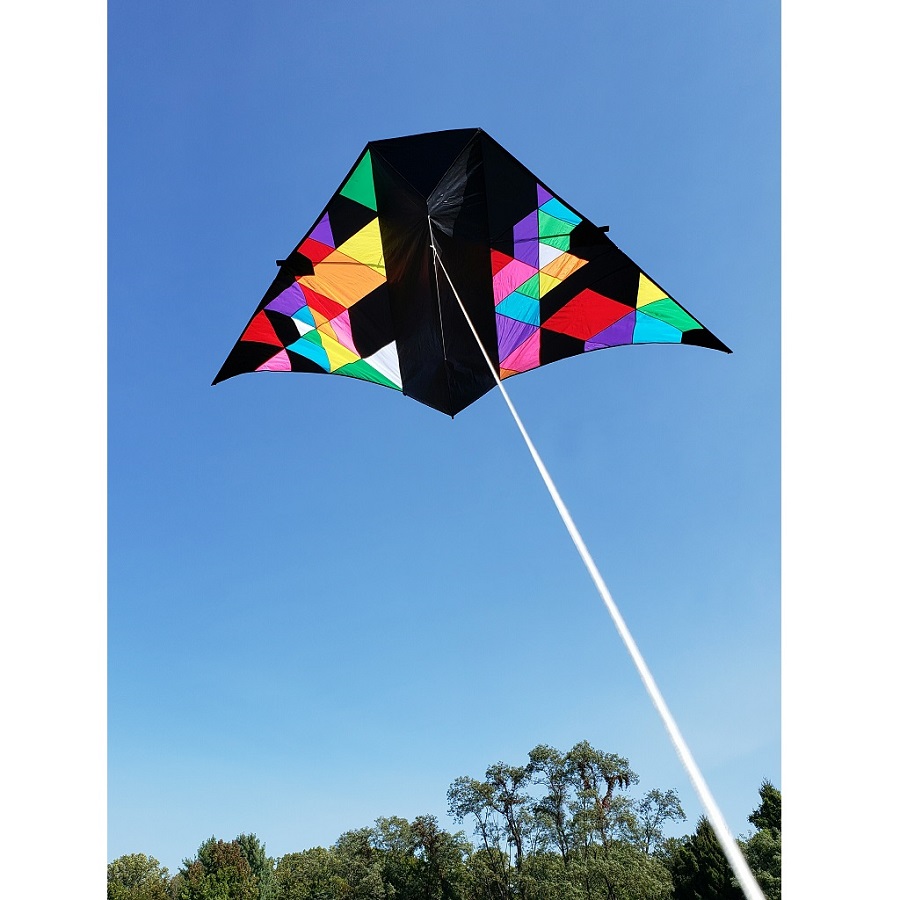 16′ Geometric Tunnel Delta Kite Klig's Kites