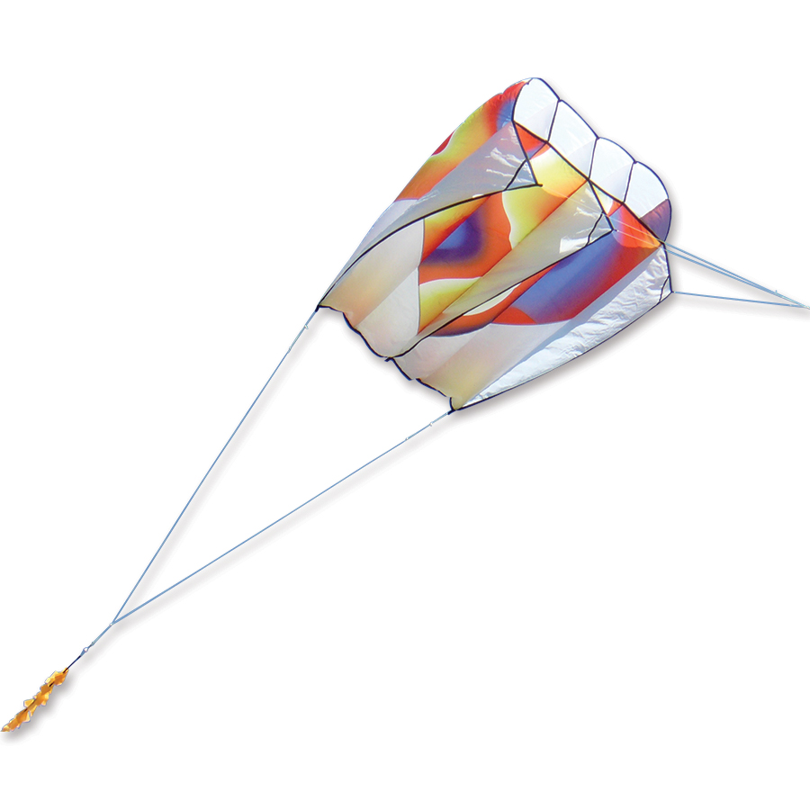 Rainbow Chevron Killip Foil 10 Kite Klig's Kites