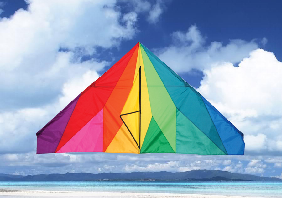 55” Crystal Delta Kite Klig's Kites