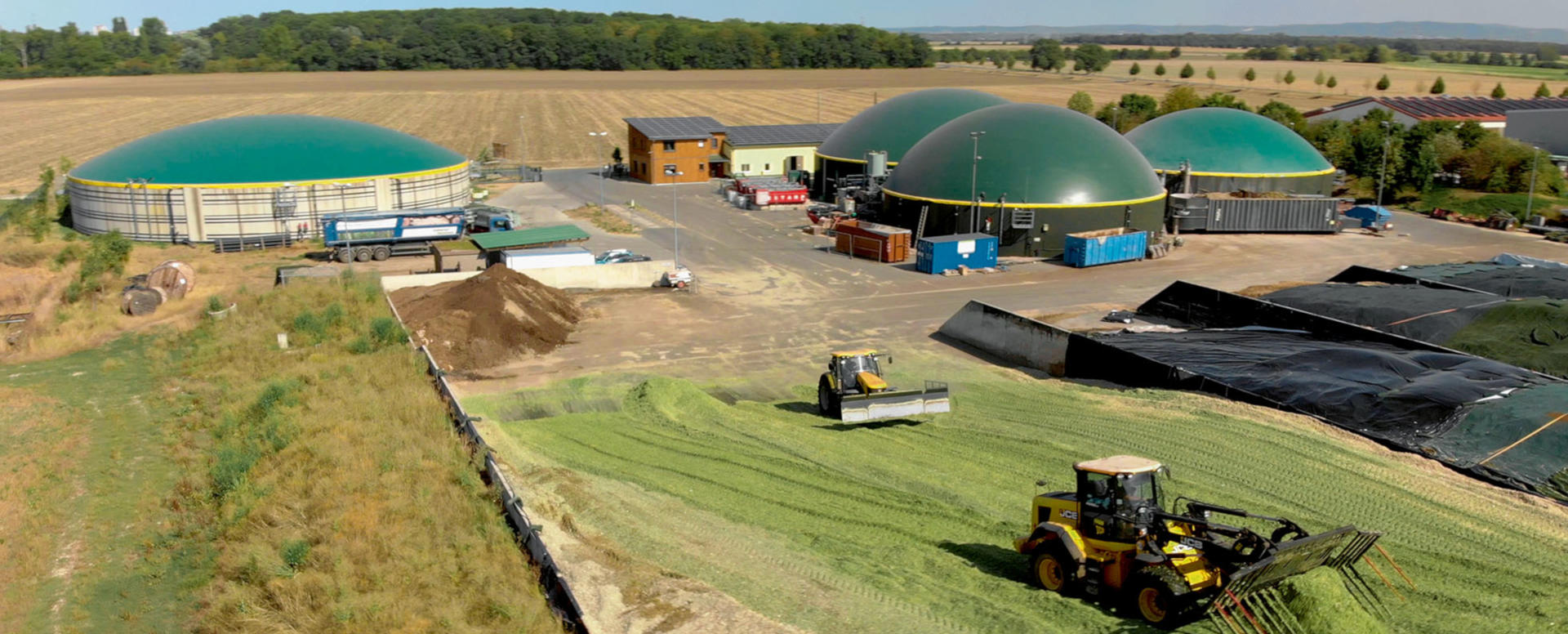 Biogasanlage mit Food & Energy Campus GroßGerau / KlimaEnergiePortal