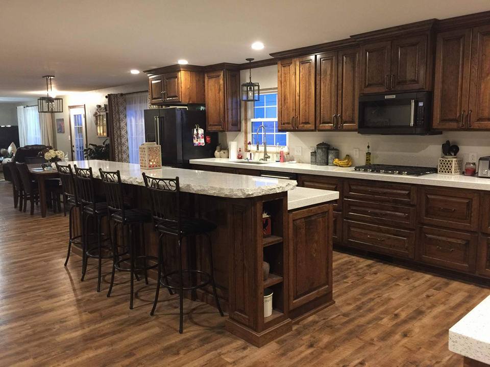 Rustic Cherry Wood Kitchen