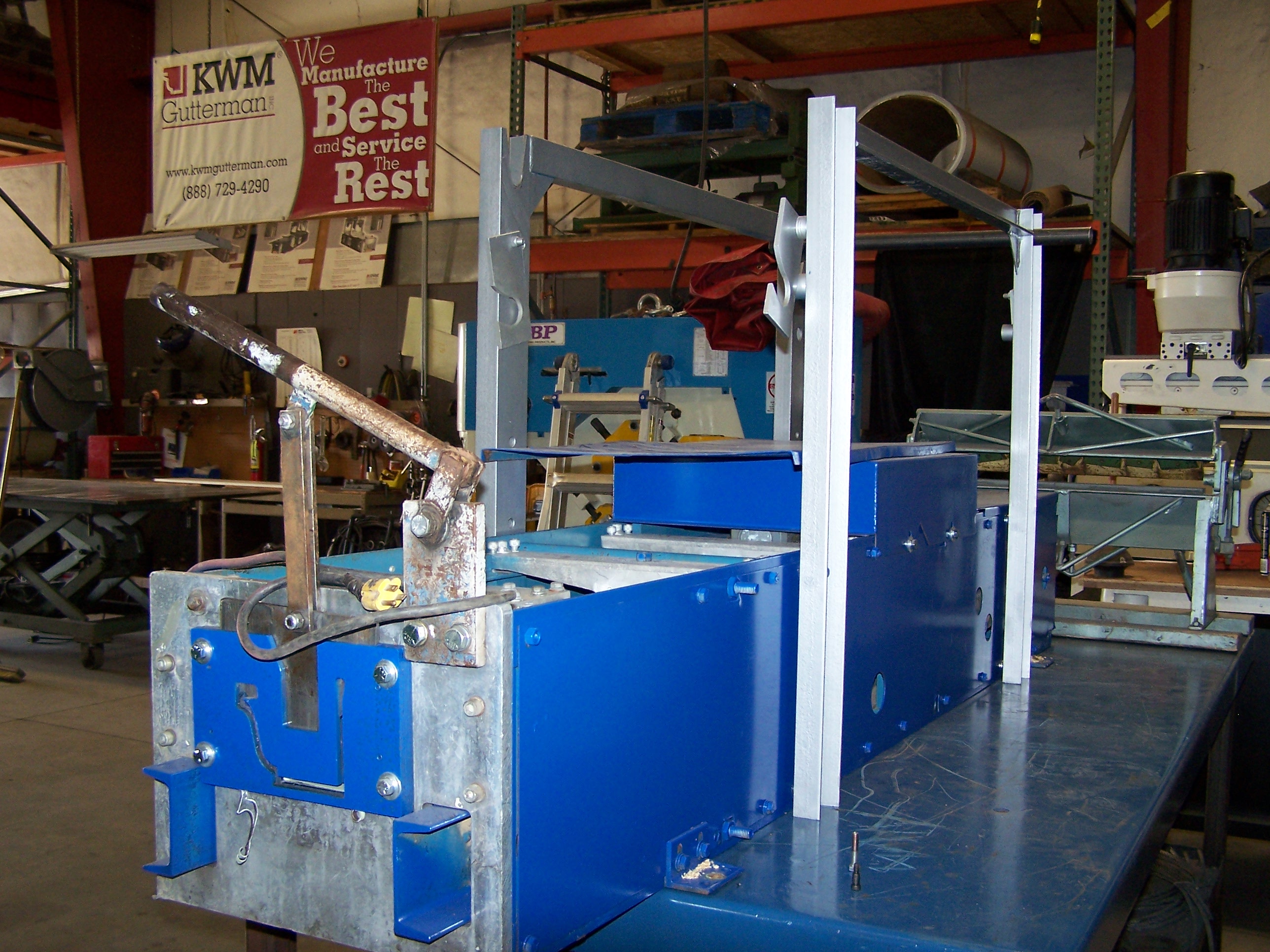 Used Knudson 1700K 5" Gutter Machine KMar Building Products, INC.