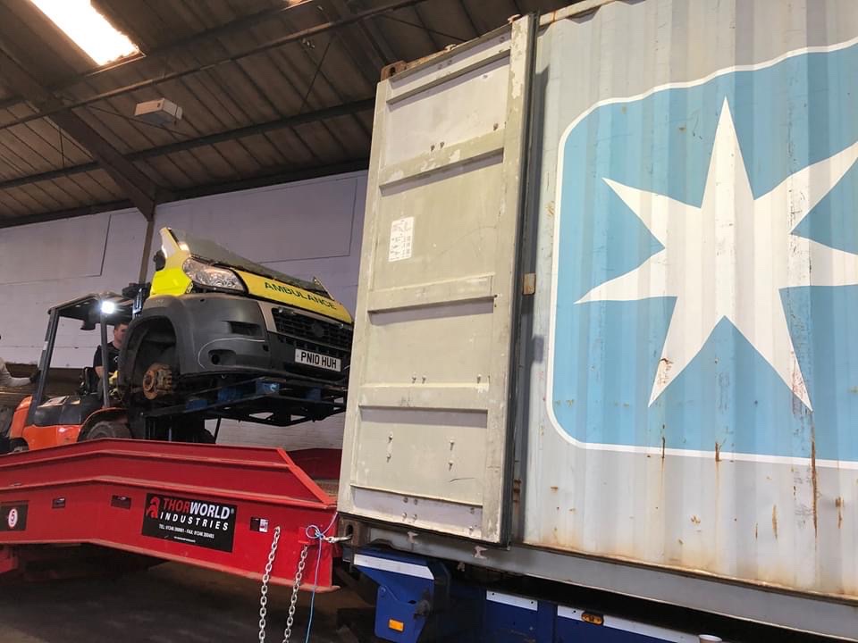 Filling the container K&M Global Ltd