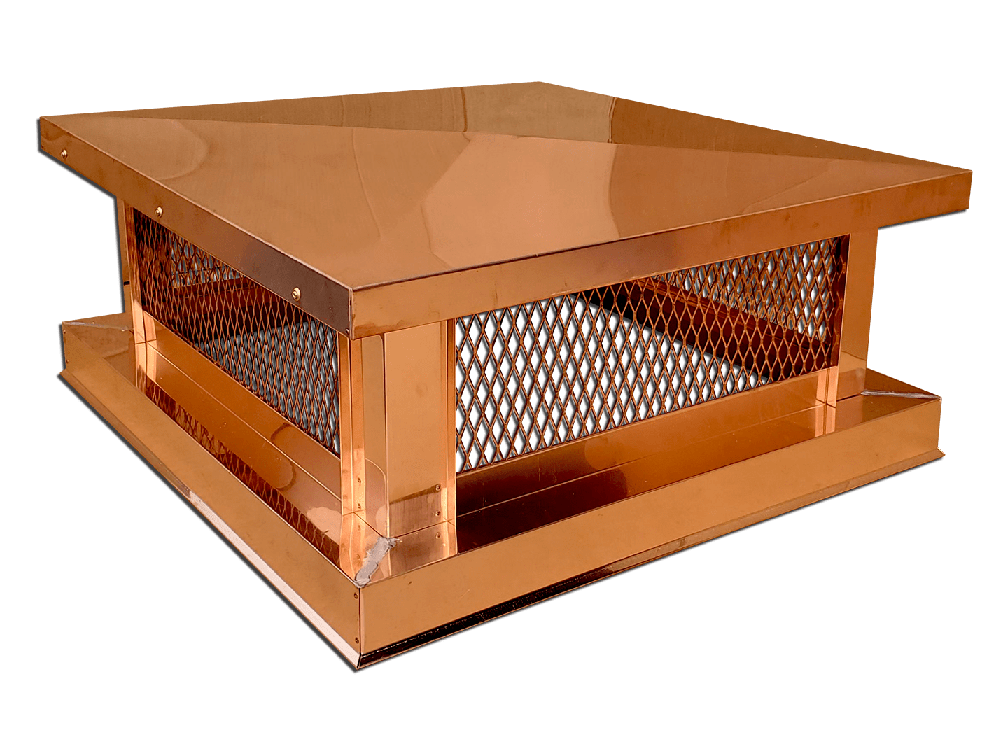 Chimney Caps, Shrouds, Pots, Chases Custom, Copper, Zinc