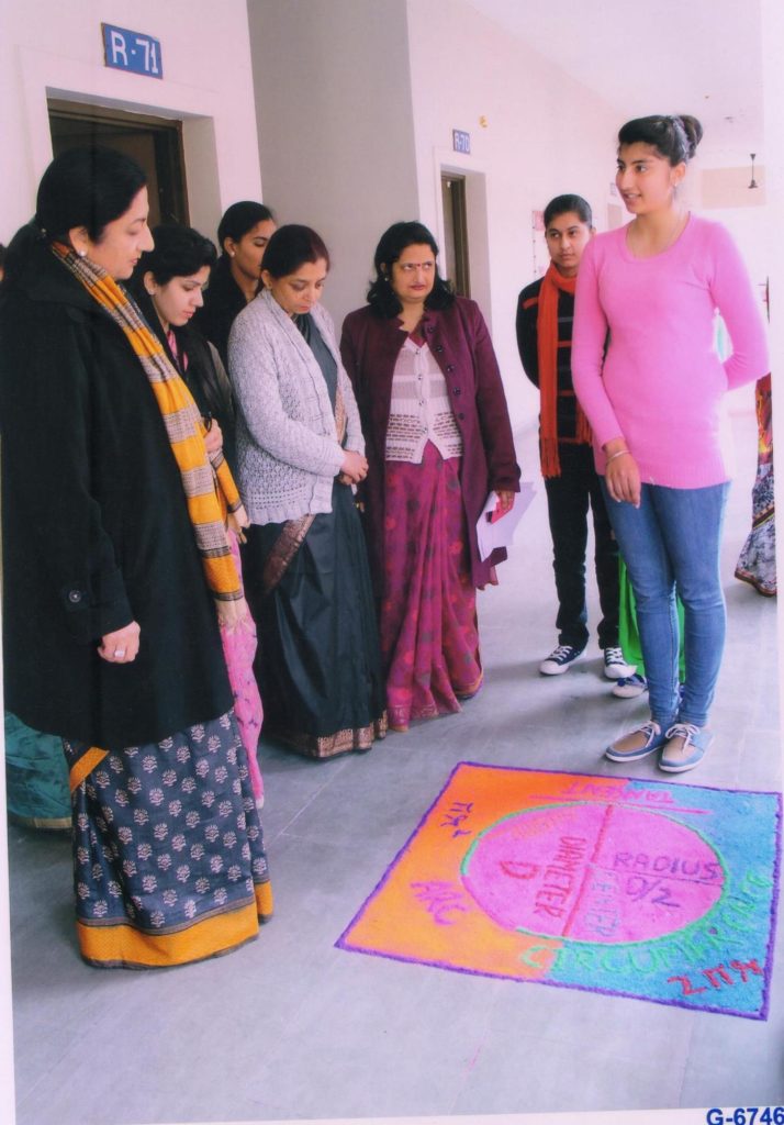 Kanya Maha Vidyalaya Mathematical Rangoli Competition Kanya Maha