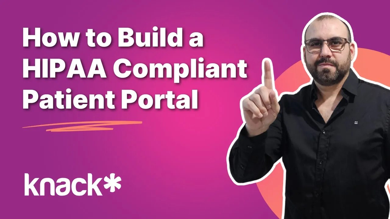 Patient Portal Setup Guide Knack NoCode Application