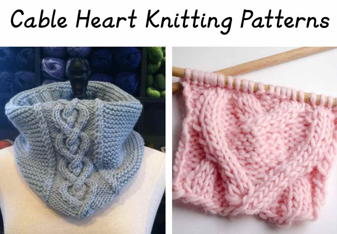 Cable Heart StepbyStep Instructions, 45 OFF