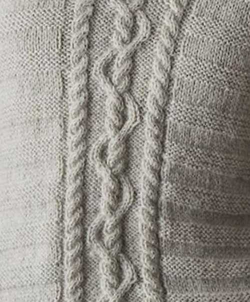 Curvy Rope Cable Knitting Stitch Knitting Kingdom