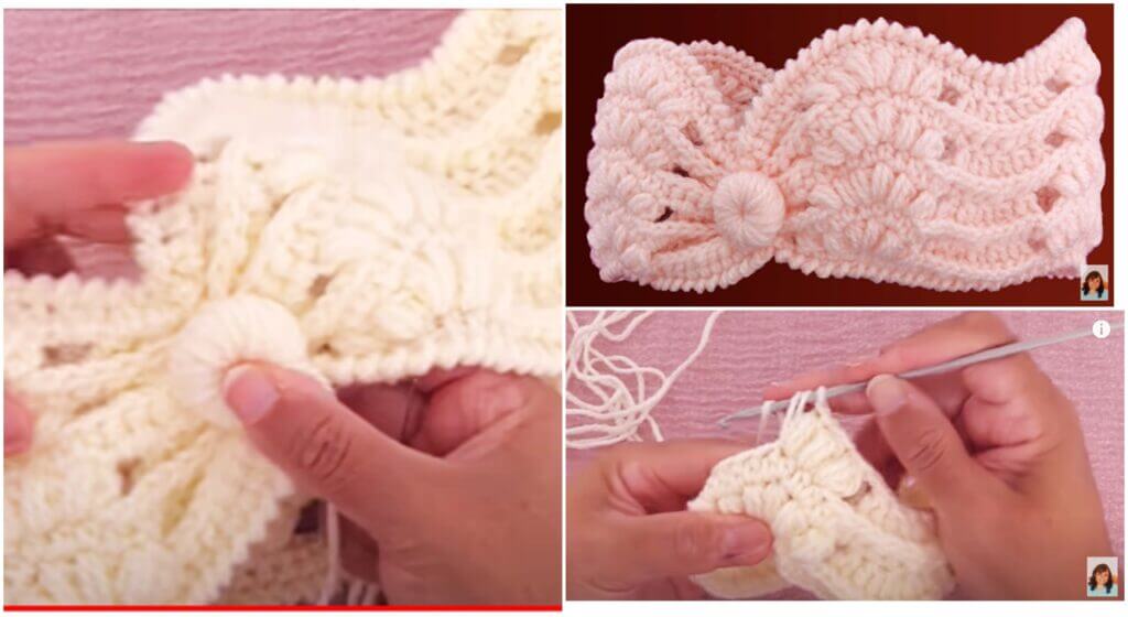 Stylish and Elegant easy crochet hair bandana / how to make?