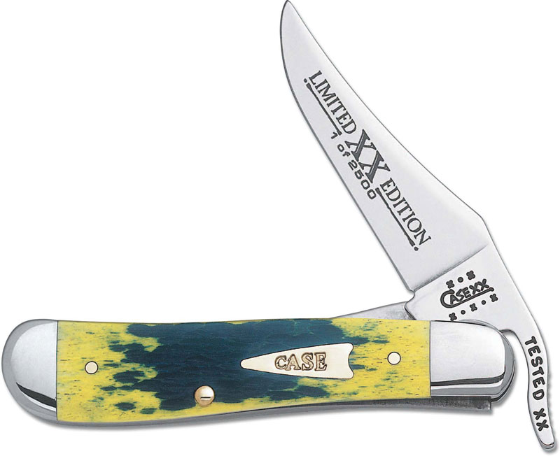 Case RussLock Knife 11076 Limited Edition XI Green Apple Bone