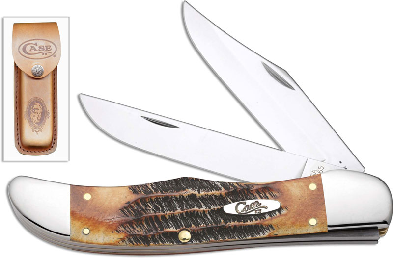 Case Folding Hunter Knife, BoneStag, CA3574