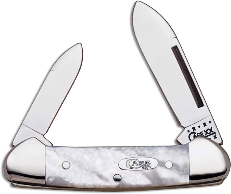 Case Baby Butterbean Knife 00450 Mother of Pearl 82132SS