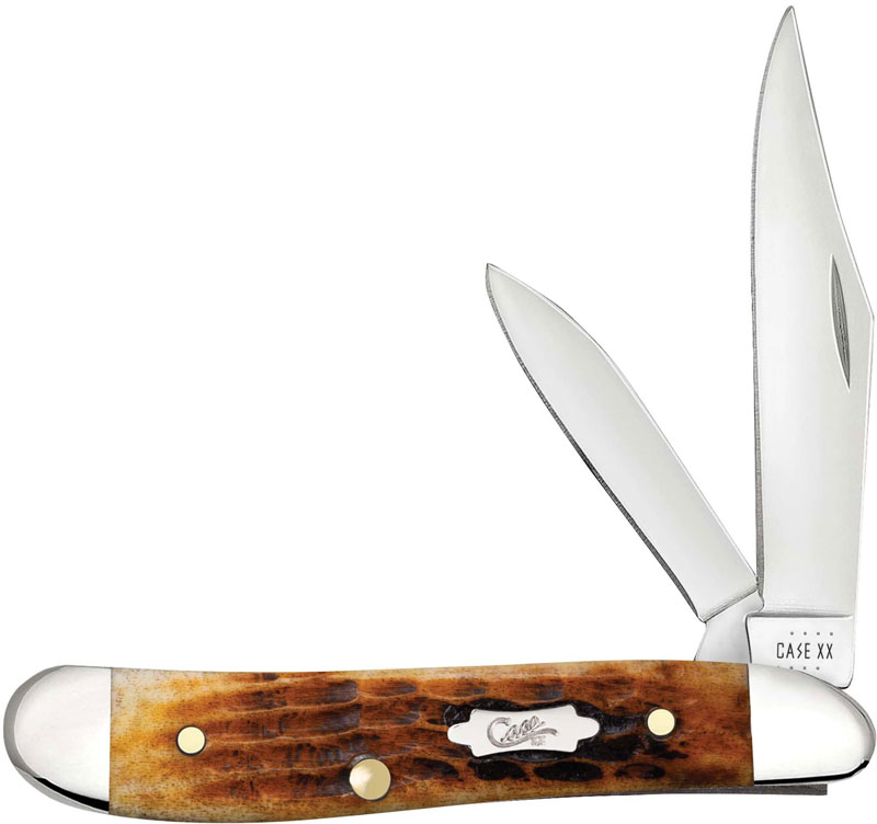 Case Peanut Knife 52828 Jigged Antique Bone 6220SS