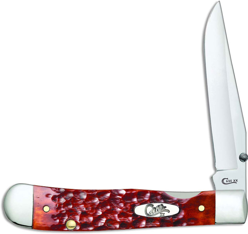 Case Kickstart TrapperLock Knife 07004 Chestnut Bone CV Assisted Open