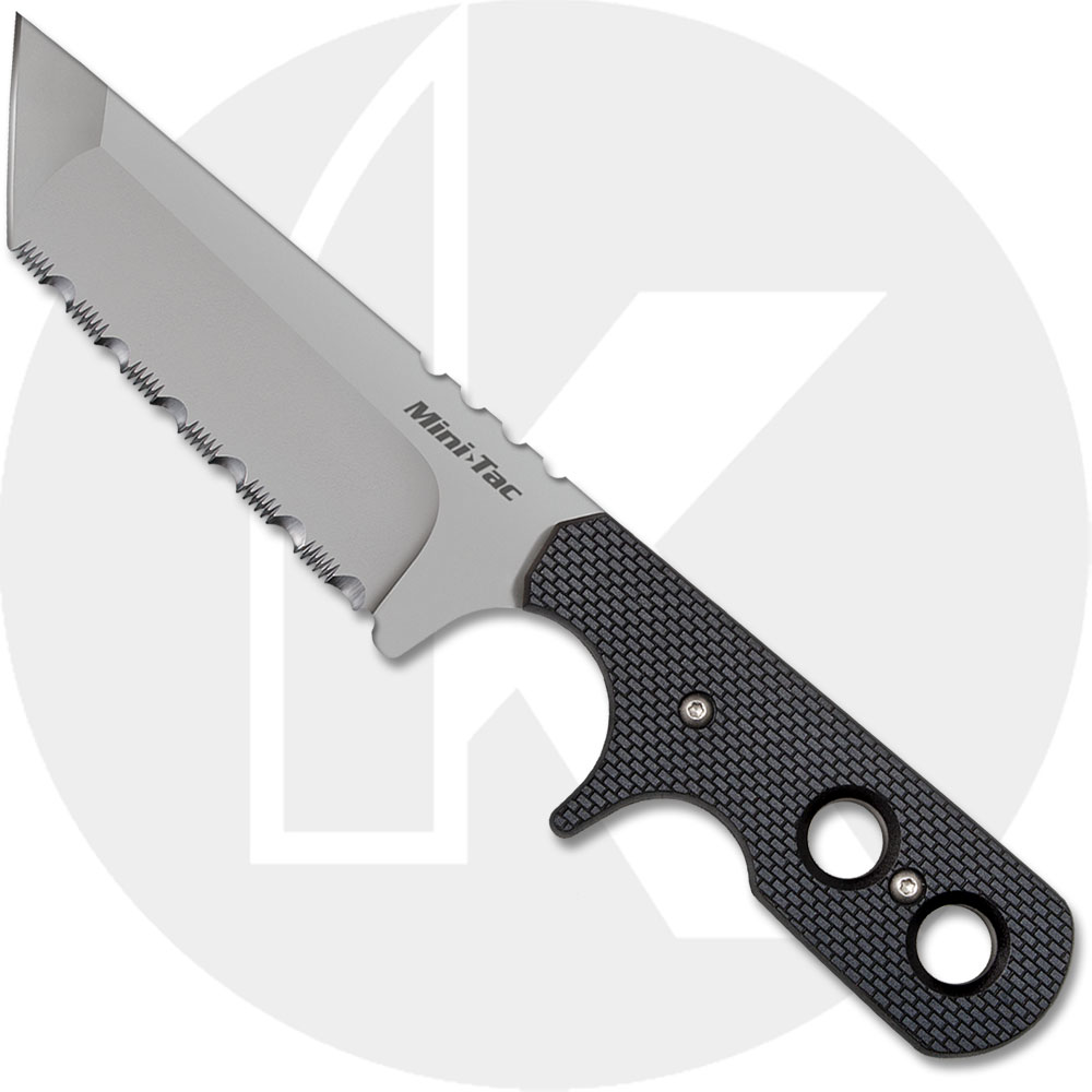 Cold Steel Mini Tac, Serrated Tanto, CS49HTFS