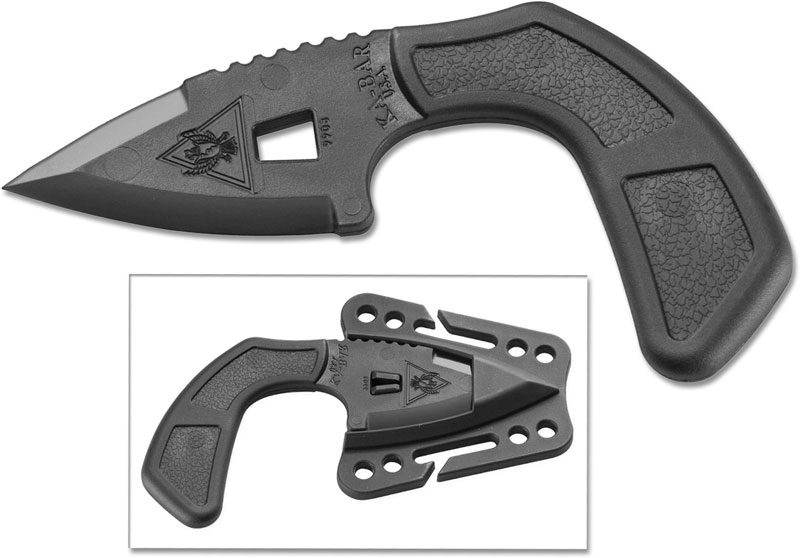 KABAR TDI Shark Bite 9908 Single Piece Ultramid EDC Pistol Grip Neck