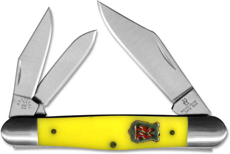 Kissing Crane Knives Kissing Crane Whittler, Yellow, KC3313