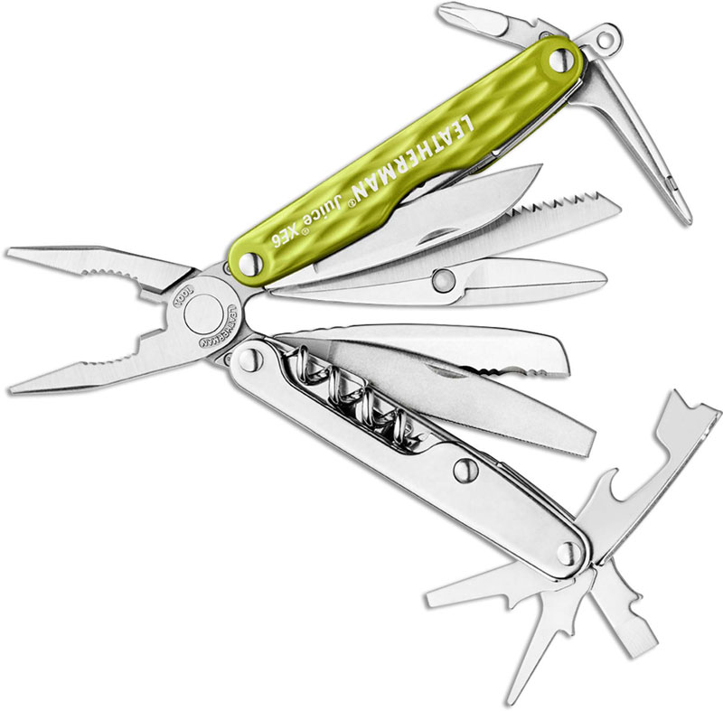 Leatherman Juice XE6 Tool, Moss Green, LE831931