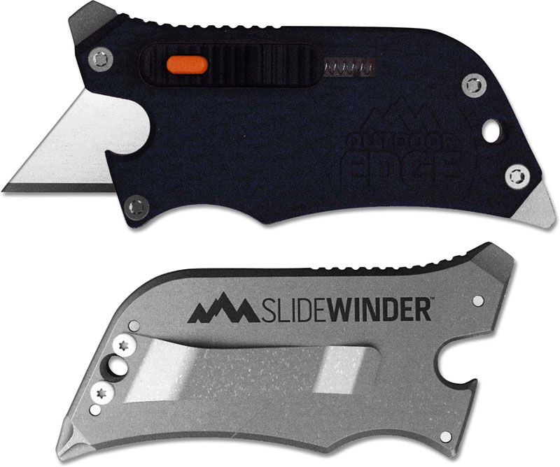 Outdoor Edge SlideWinder Compact 4 Function Utility Knife Multi Tool