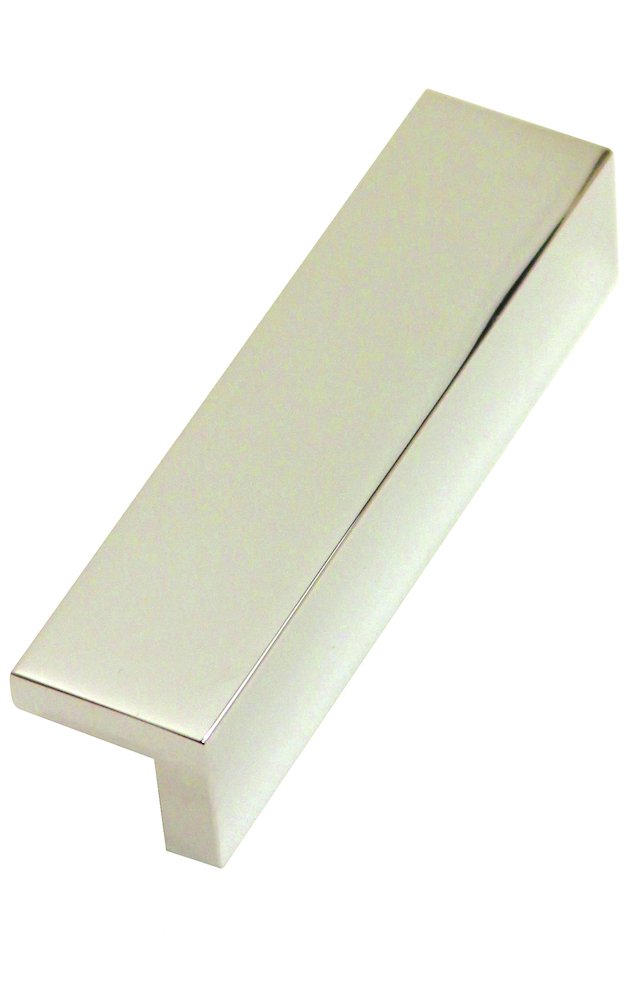 Tab Pulls Collection Solid Brass 4" Centers Tab Pull in Polished