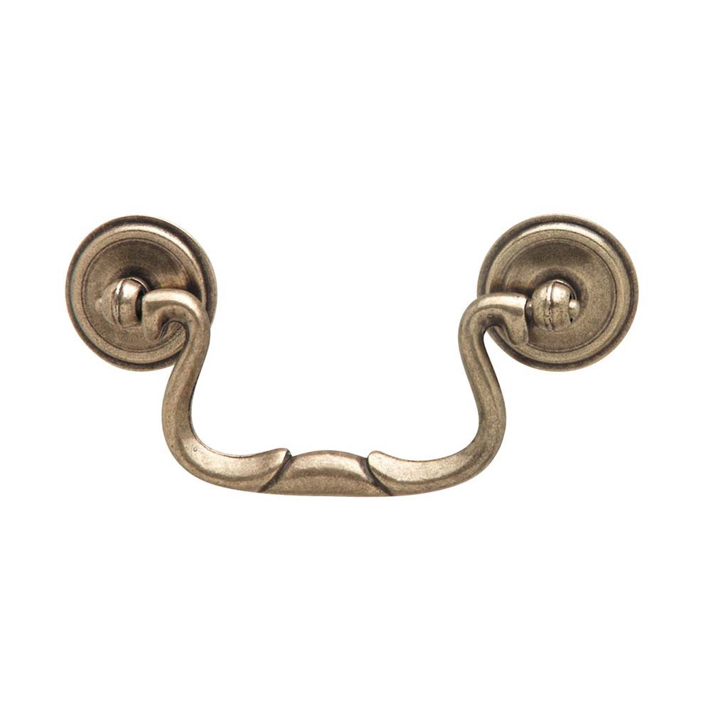 Classics Collection 3" Centers Drop Pull in Antique Brass by Hafele