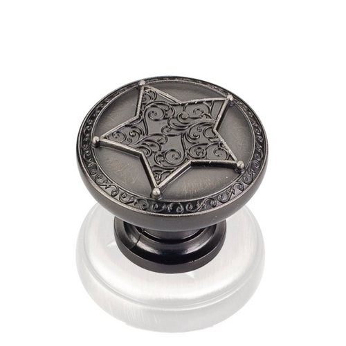 Curio Hardware Collection 1 3/8" Diameter 5 Point Star Knob