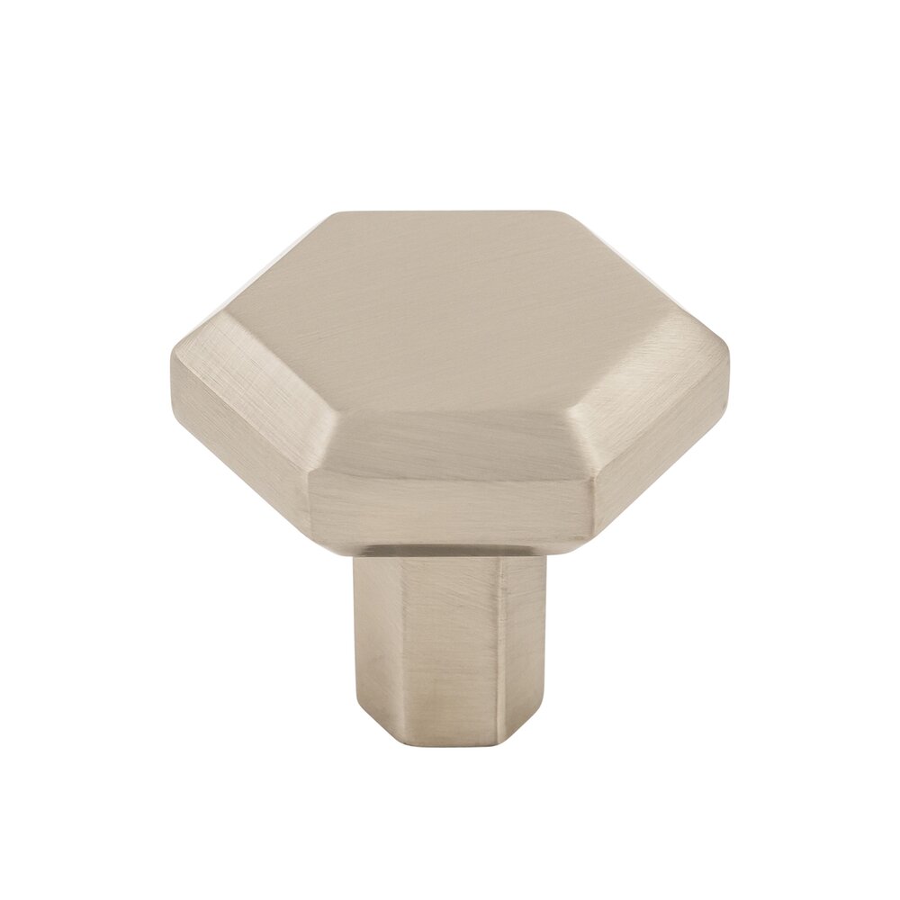 Serene Collection Lydia 1 1/4" Diameter Knob in Brushed Satin Nickel