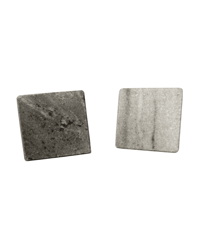 Grey Square Marble Knob Knobs & Handles