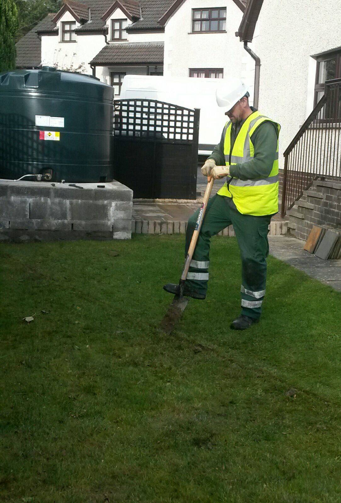 replacementoiltankinstallation4 Knockbracken Oil Tanks