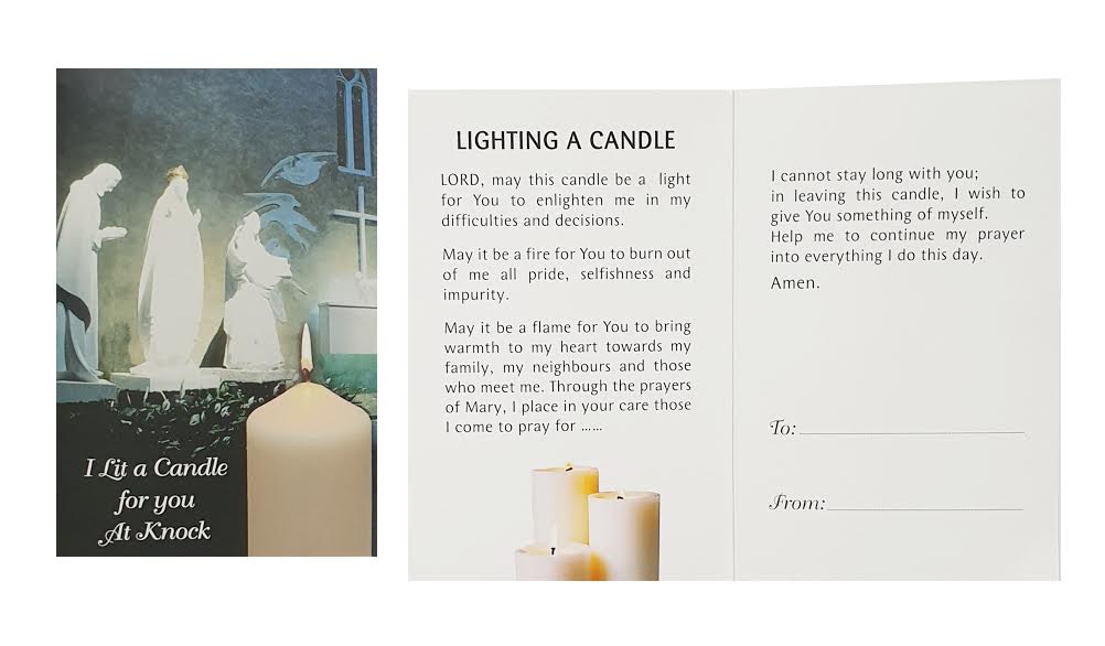 I Lit A Candle For You At Knock (Pack of 10) Knock Religious Goods