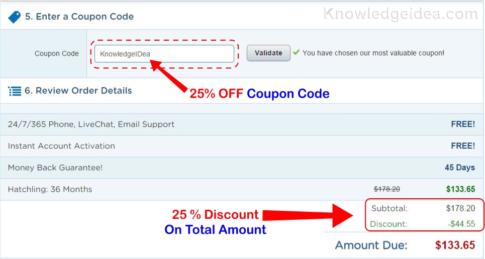 HostGator Coupon Code 25 Off SALE KnowledgeIDea