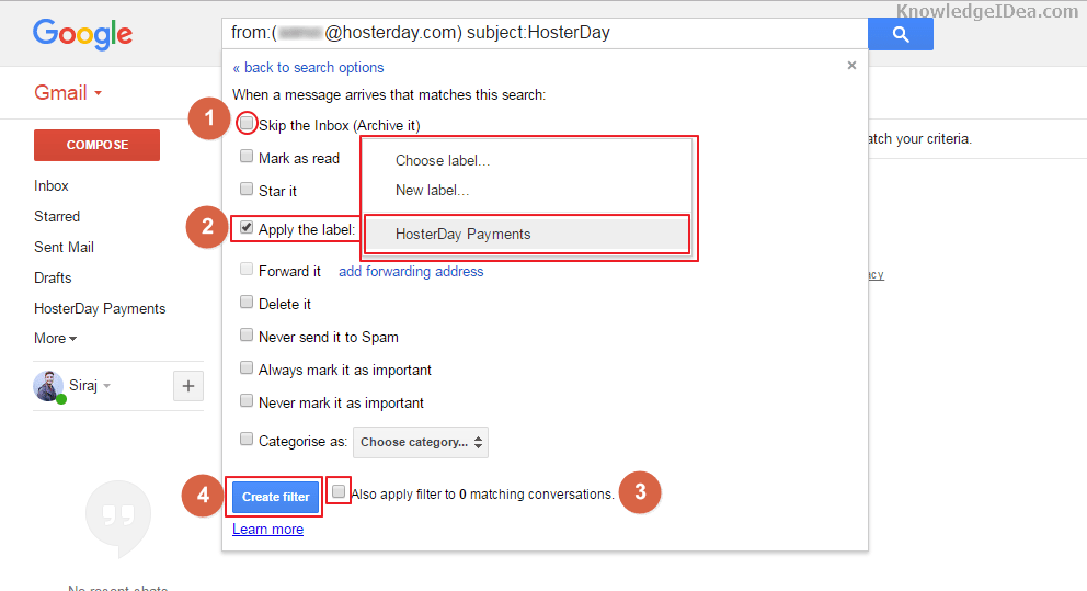 How to Move Email Any Specific Gmail Folder Automatically