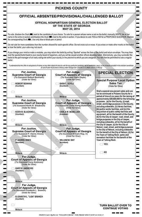 Pickens County Board of Elections and Registration