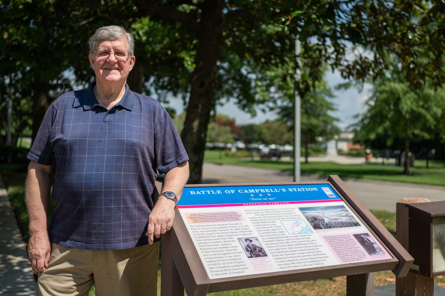 Love of history and a ball cap brought Bill Rhodes to Farragut Knox